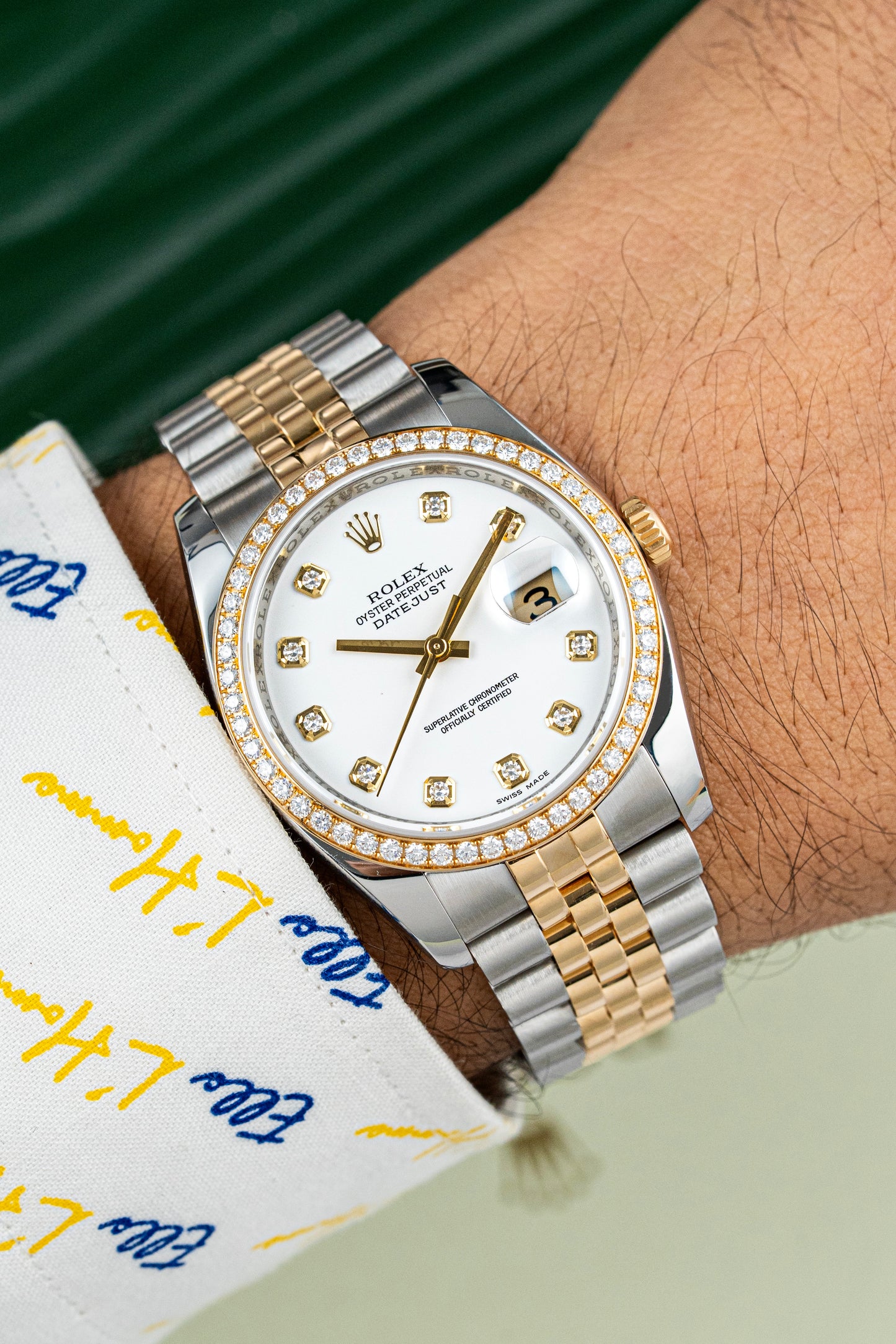 Rolex Datejust 36mm Factory Diamonds - Ref. 116243