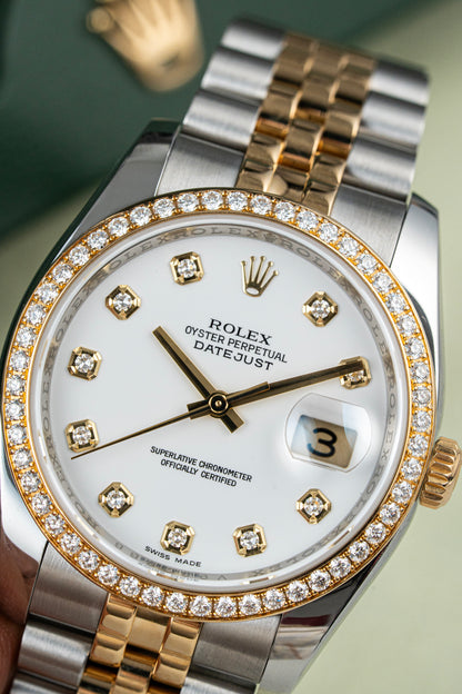 Rolex Datejust 36mm Factory Diamonds - Ref. 116243