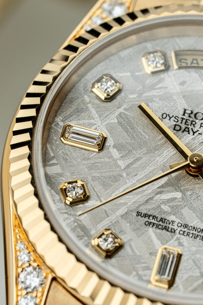 Rolex Day-Date 36mm Rare Meteorite Dial - Ref. 118338