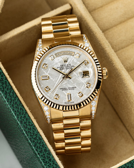 Rolex Day-Date 36mm Rare Meteorite Dial - Ref. 118338