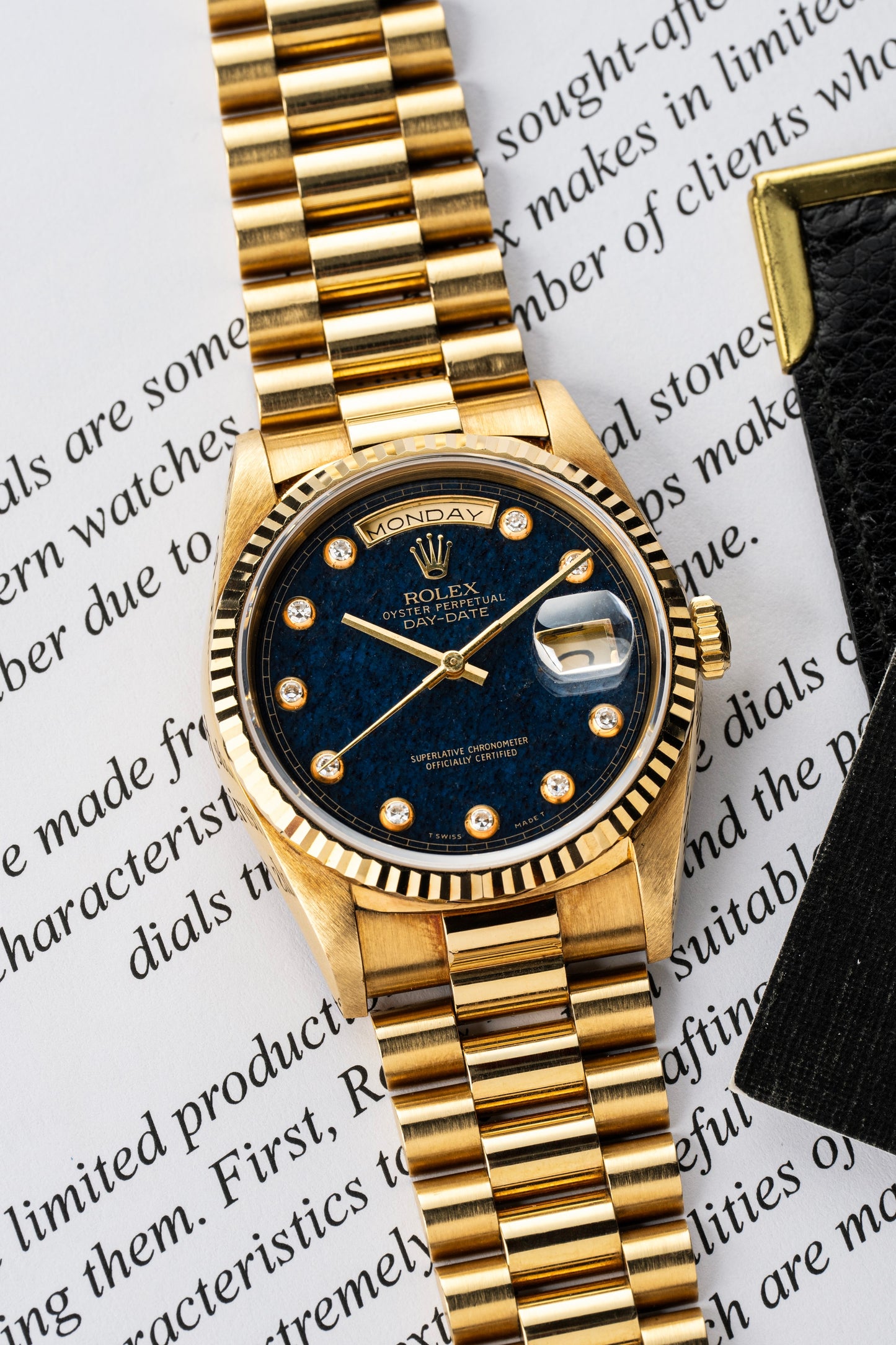 Rolex Day-Date 36mm Aventurine Pinball Stone Dial - Ref. 18238